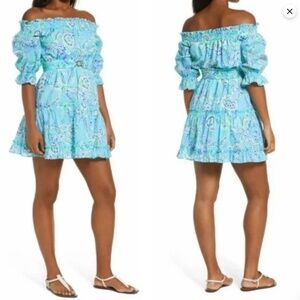 Lilly Pulitzer Louisa Bermuda Blue Turtle Season SZ Small